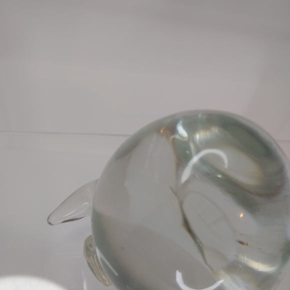 Crystal Turtle Figurine Paper Weight Art Glass - Picture 3 of 13